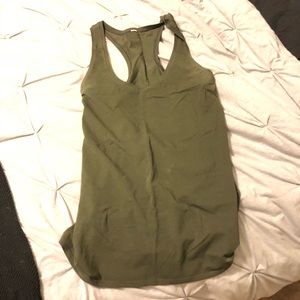 Lululemon love tank army green size 4.